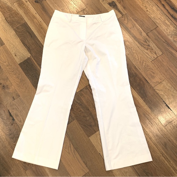 Tahari Pants - Tahari Womens White Flare Dress Pants Size 14